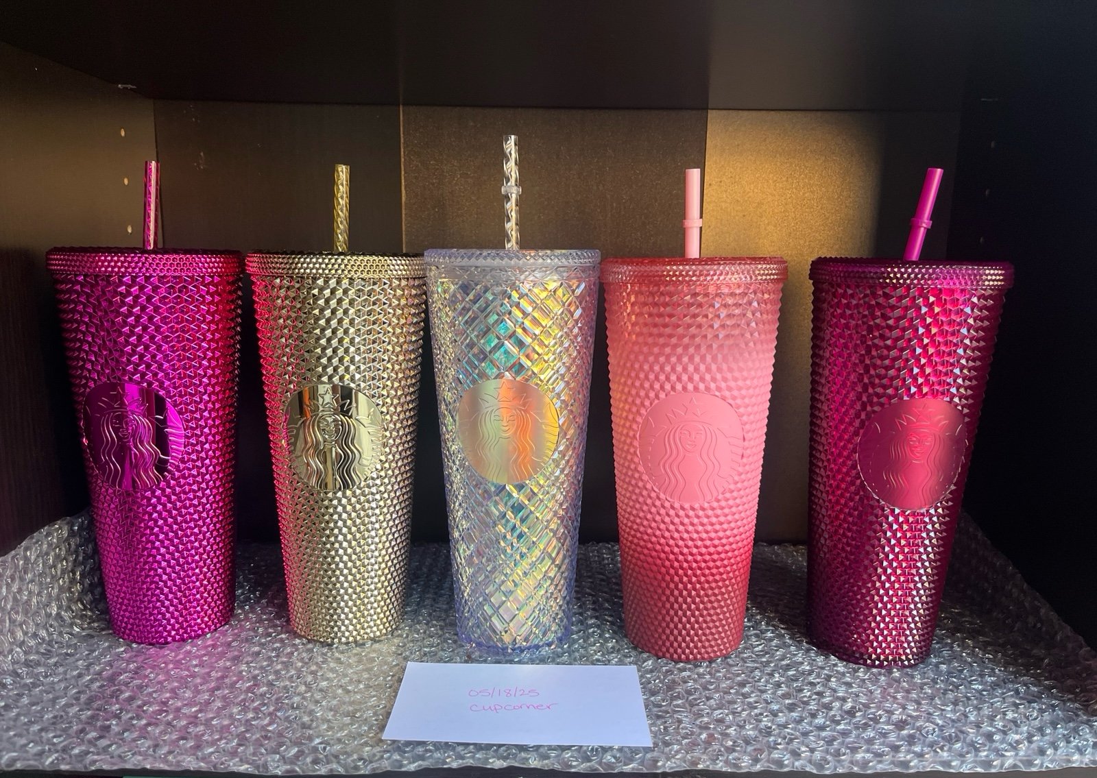 Lot of 5 Starbucks Ventis BNWT