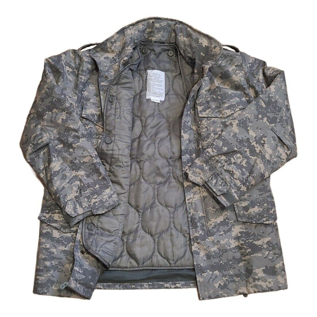 FOX OUTDOOR Field Camo Jacket with Liner Pockets Coat Size Medium