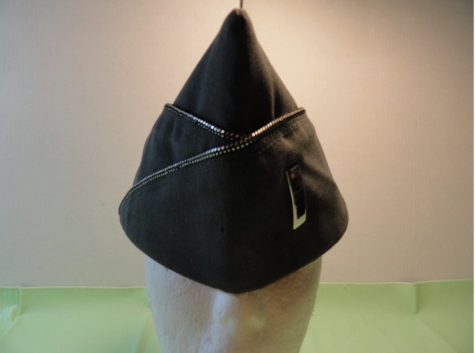 6 3/4 VTG FLIGHT ACE PILOT AVIATOR ARMY GARRISON CAP HAT w/SILVER PIP LD 4812