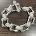 Bracelet Vintage Square Fleur-de-lis Emblem BS Flare Silver 925