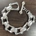 Bracelet Vintage Square Fleur-de-lis Emblem BS Flare Silver 925