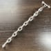 Bracelet Vintage Square Fleur-de-lis Emblem BS Flare Silver 925
