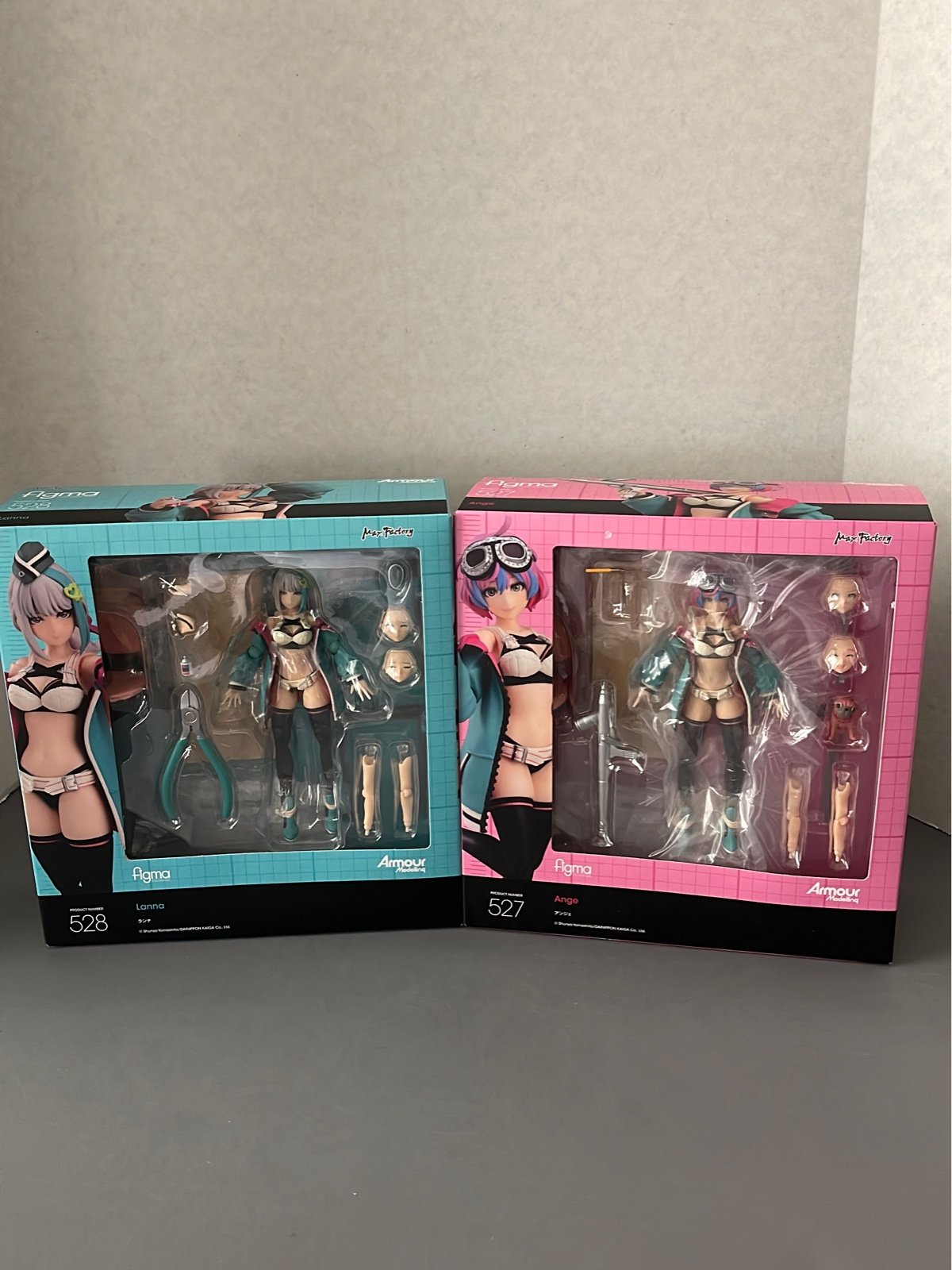 Shunya Yamashita Plastic Angel: Ange & Lanna (No.527/528) figma Bundle