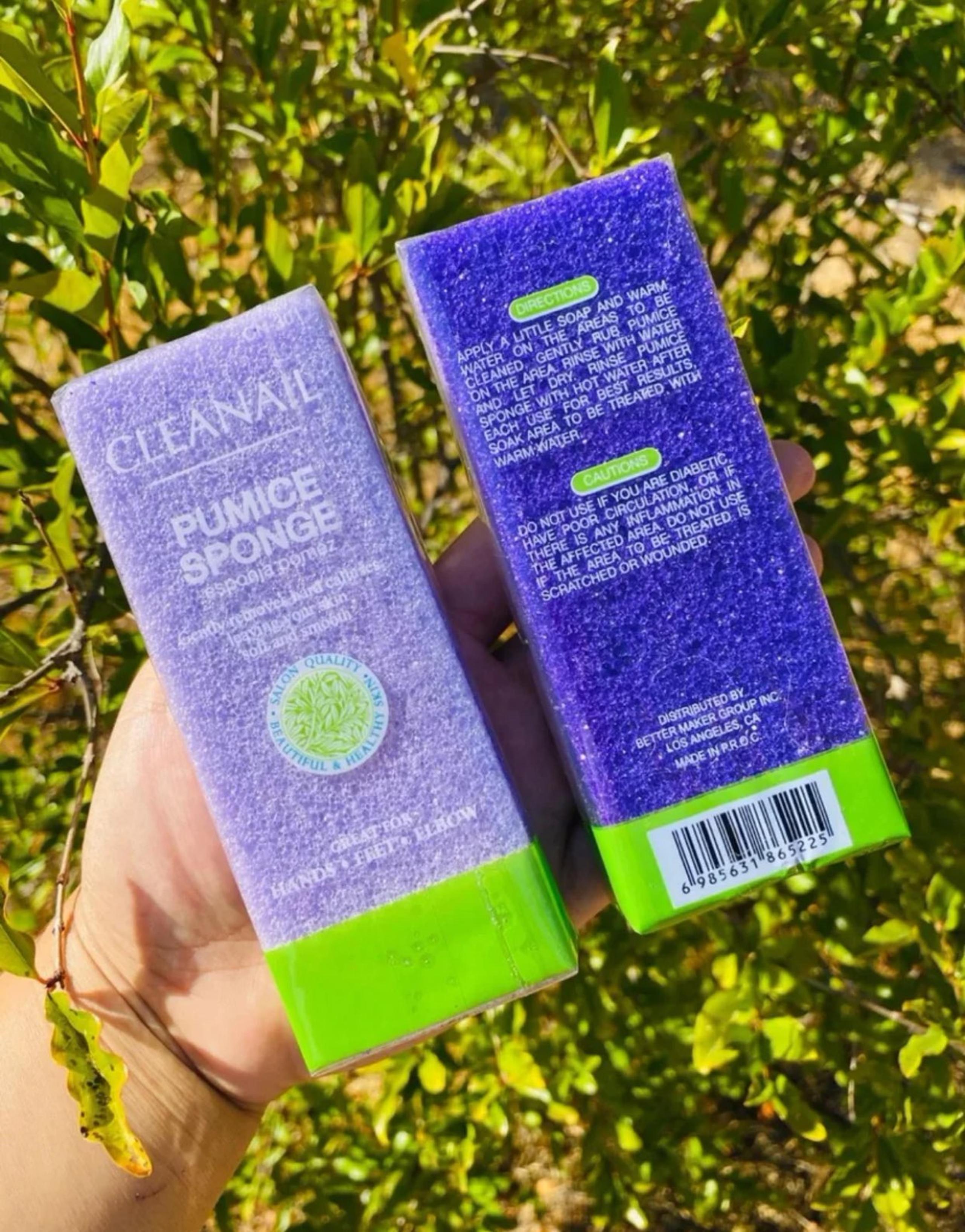 2 Pumice Sponge Cleanail