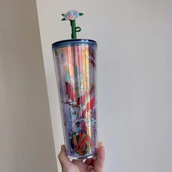 NWT Starbucks NEW HOLIDAY 2023 Tumbler with Straw Topper