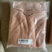 NWT Luna Cozy cotton silk loose short otium tan pink size L