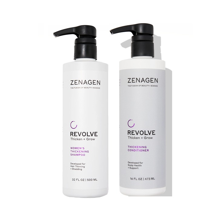 Zenagen Revolve Hair Loss Treatment Shampoo & Conditioner for Women Duo, 16 Oz.