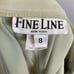 Vintage Pleated Skirt Pale Green Coquette Zip-Up Women Office School Preppy
