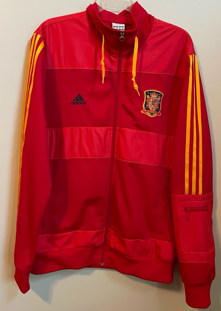 Adidas Spain national red jacket track men’s size large
