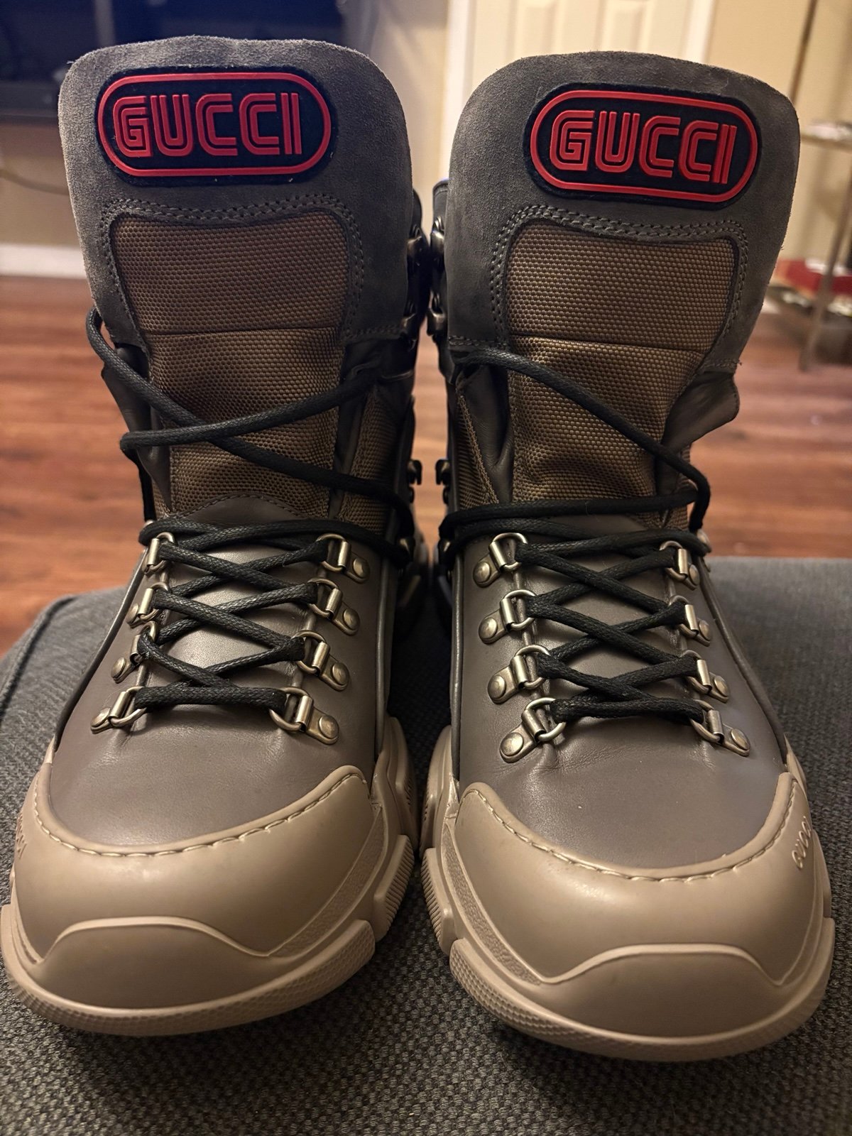 GUCCI Flashtrek Sega Boot -Mens Size 9-WORN TWICE ONLY
