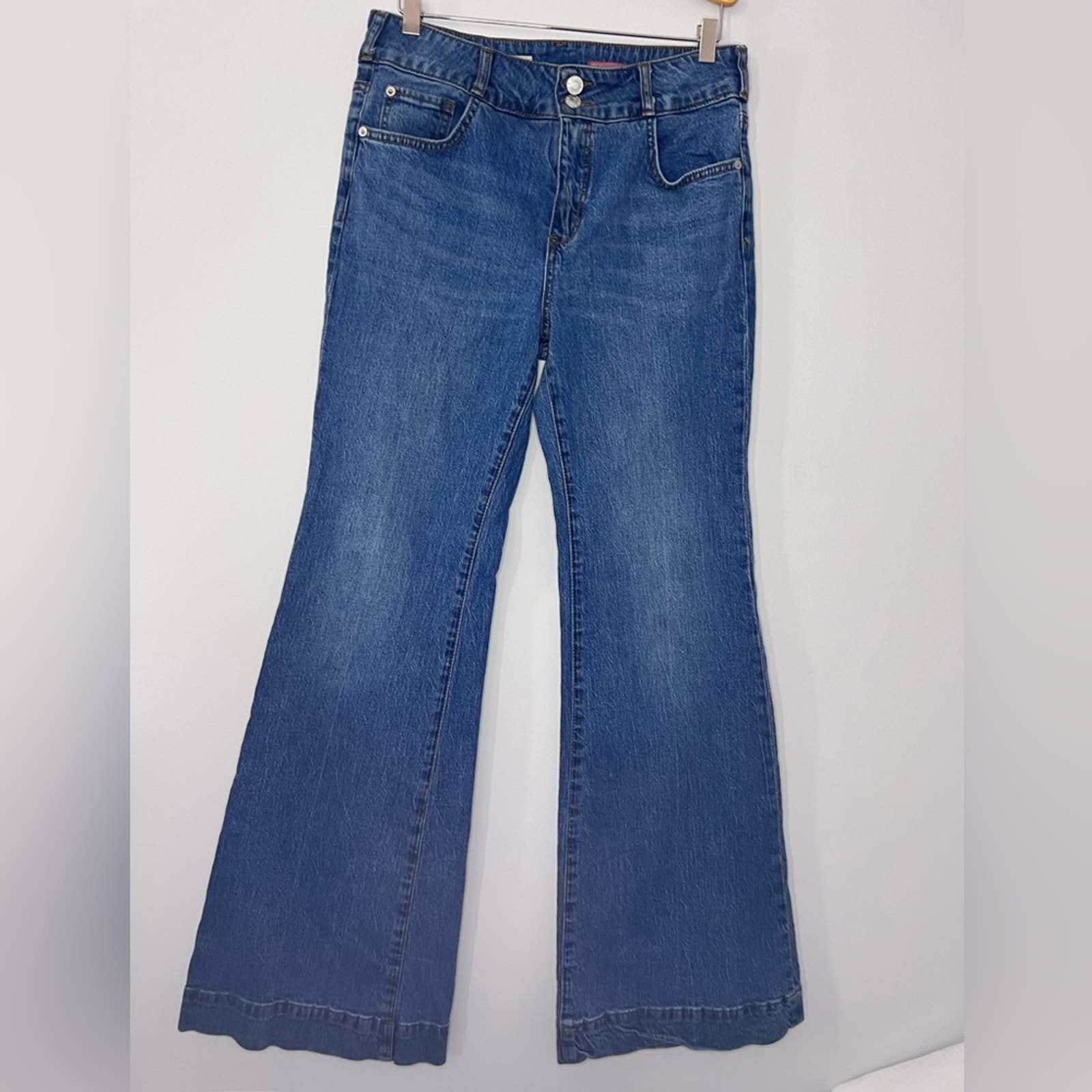 Pilcro Retro Flare Jeans From Anthropologie Size 29