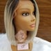 celebrity bob salt pepper grey lace wig