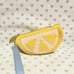 Bath & body works 5 item iced lemon pound cake & lemon wristlet bag gift set