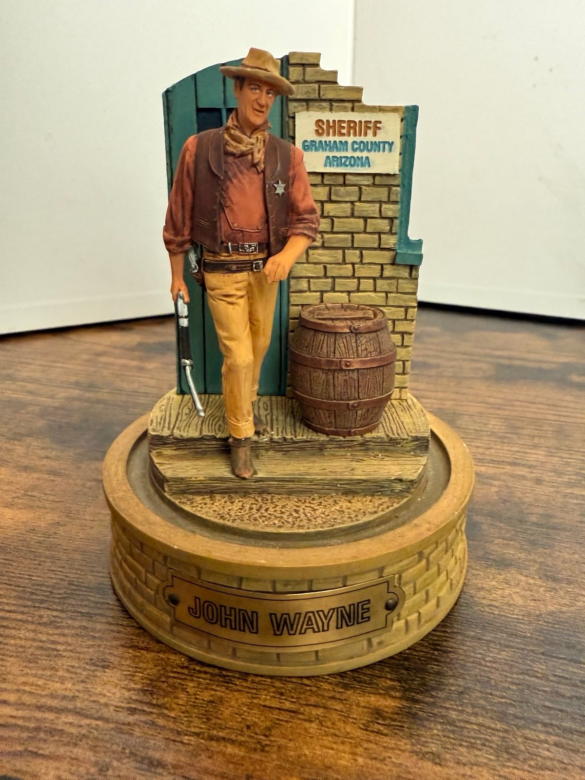 John Wayne Hand Painted Figurine