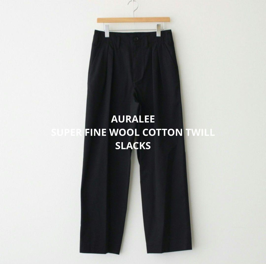 Super Fine Wool Cotton Twill Slacks