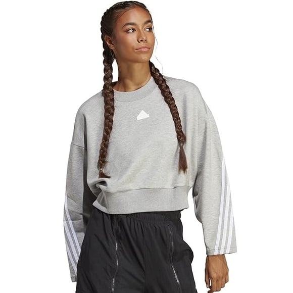 Adidas Future Icons 3-Stripes Sweatshirt Women’s Size Medium