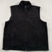 LL Bean Vest Mens Large Black Fleece Polartec Full Zip Pocket Outdoor Hiking