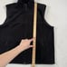 LL Bean Vest Mens Large Black Fleece Polartec Full Zip Pocket Outdoor Hiking
