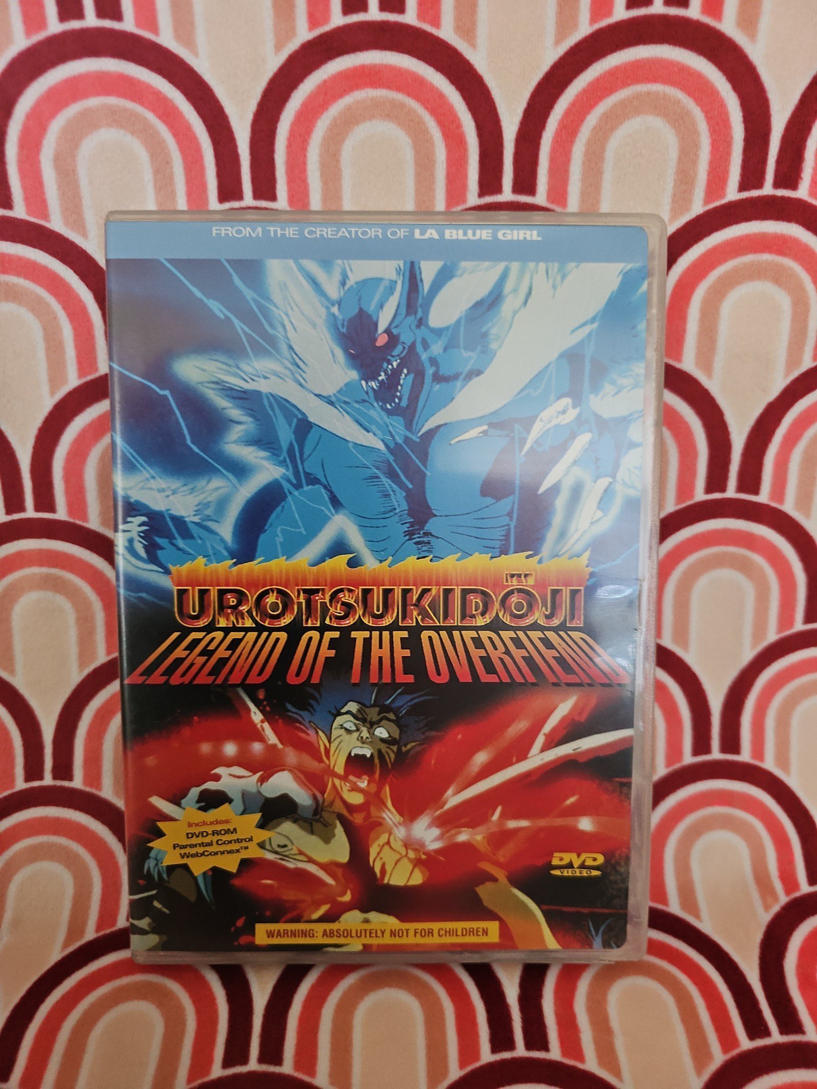 Urotsukidoji Legend Of The Overfiend Anime DVD *NC-17 (1989)