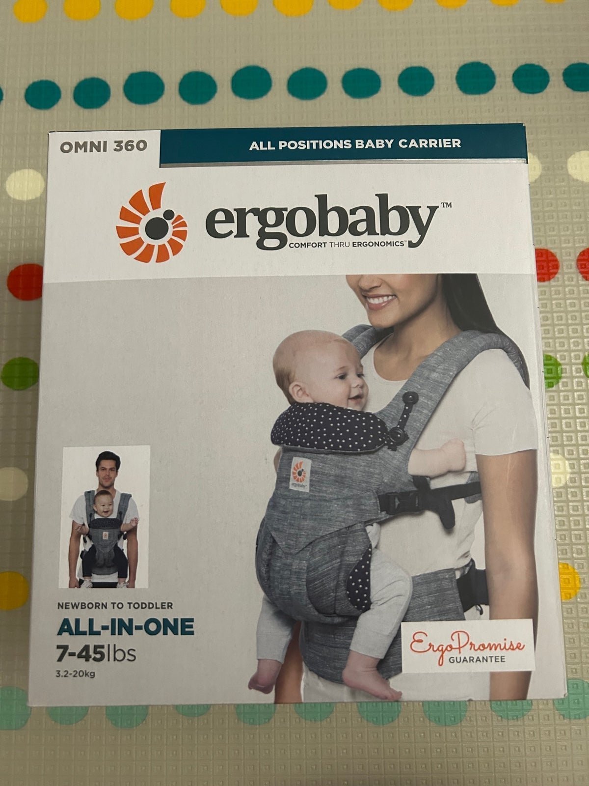 Ergobaby Omni 360 All-Position Baby Carrier Newborn - Toddler 7-45Lb