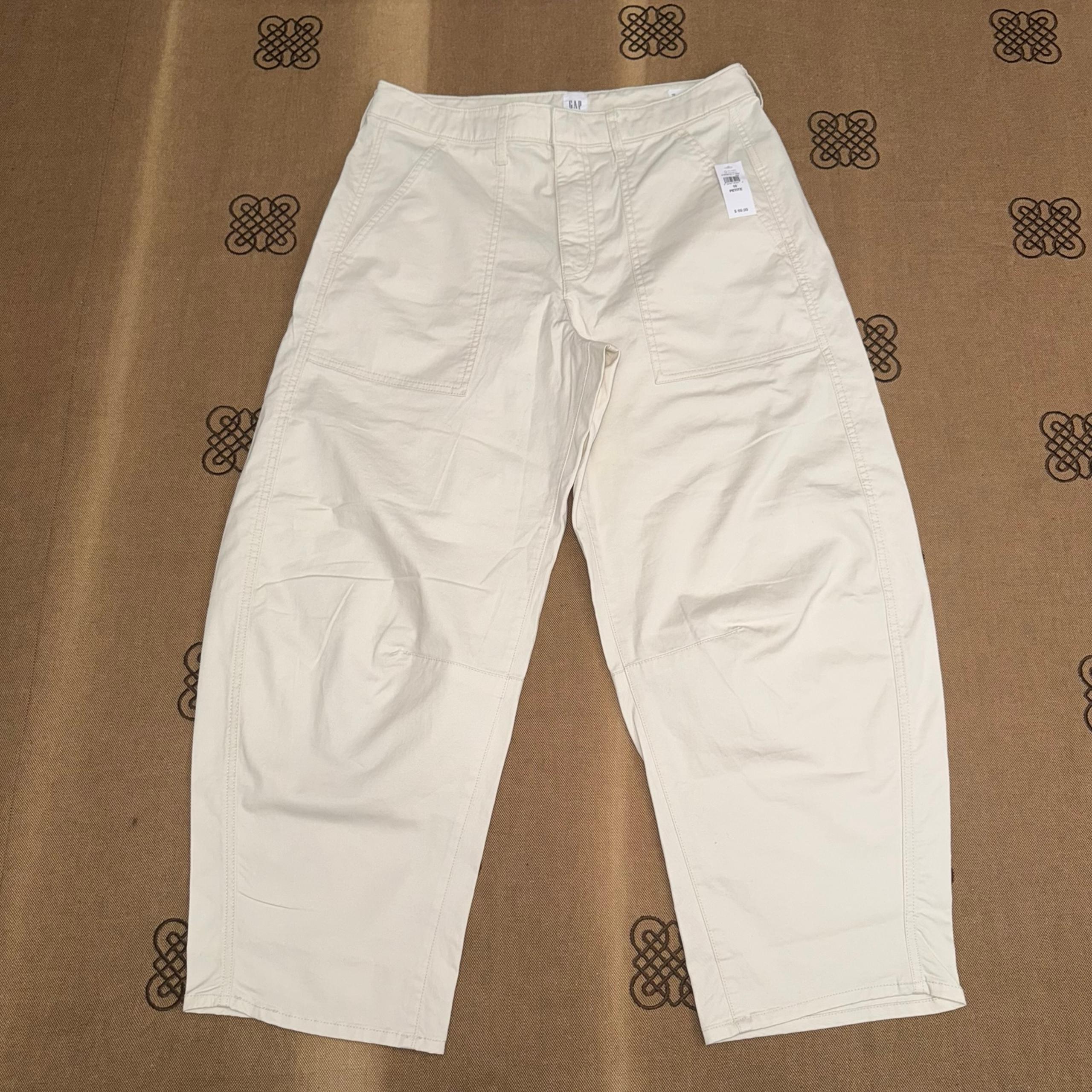 Gap NWT! Women'S Petite Khaki Baby Bar Chino Pants Size 10