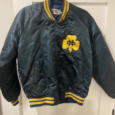 Notre dame college jacket bomber