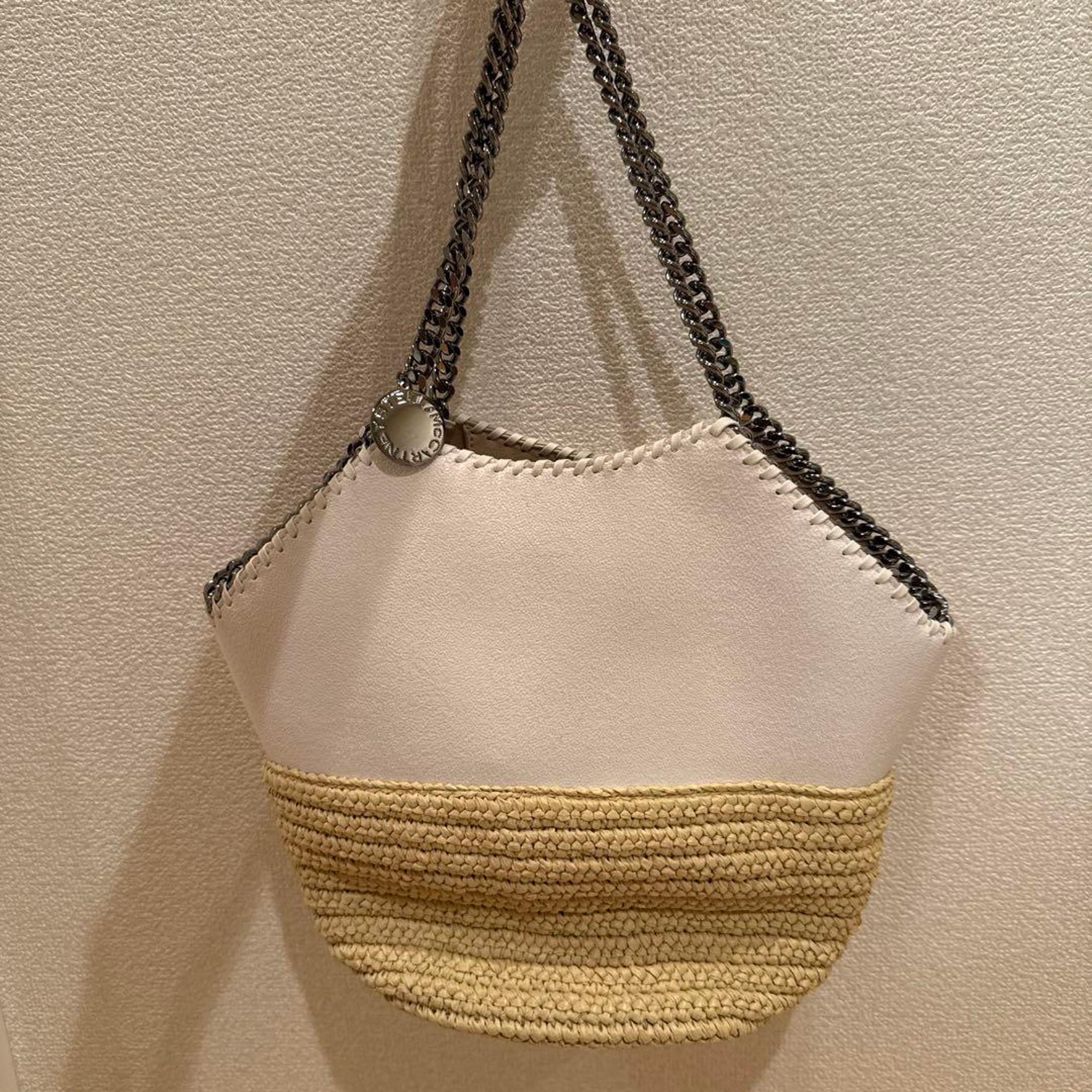 Stella McCartney Falabella Raffia Medium Tote