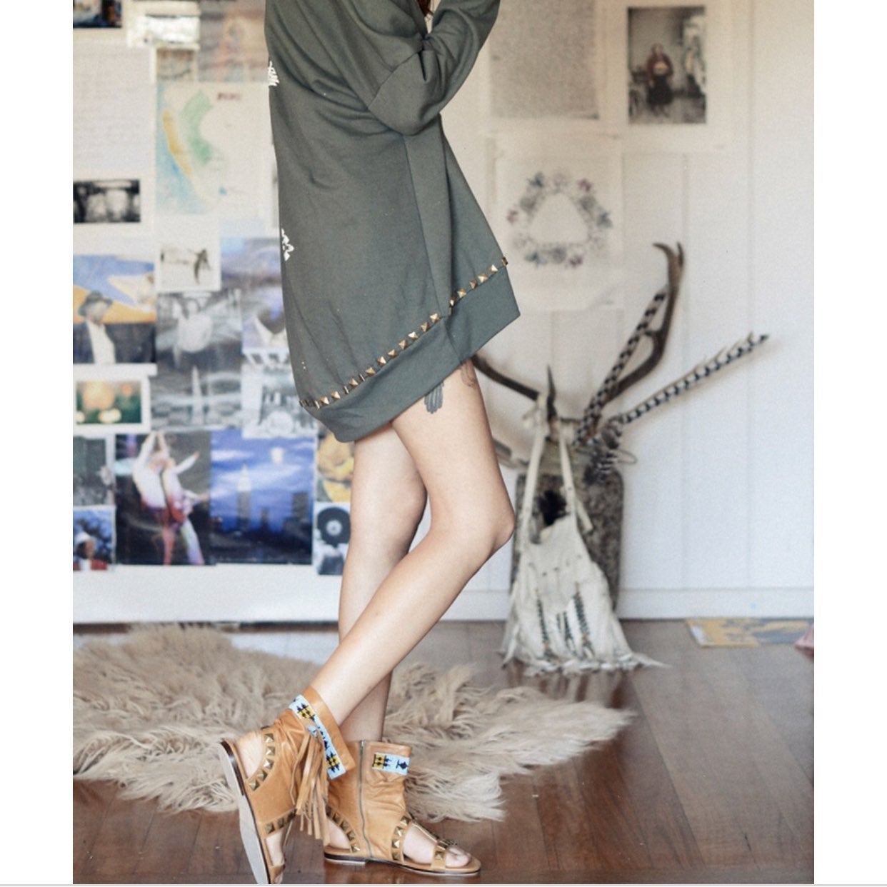 SOLD Spell Vintage Buffalo Hunter Sandal