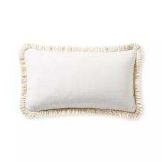 Serena & Lily Bowden Pillow Cover 12 x21 (White)