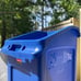 Rubbermaid Commercial Slim Jim Under-Counter Trash Can with Ven
