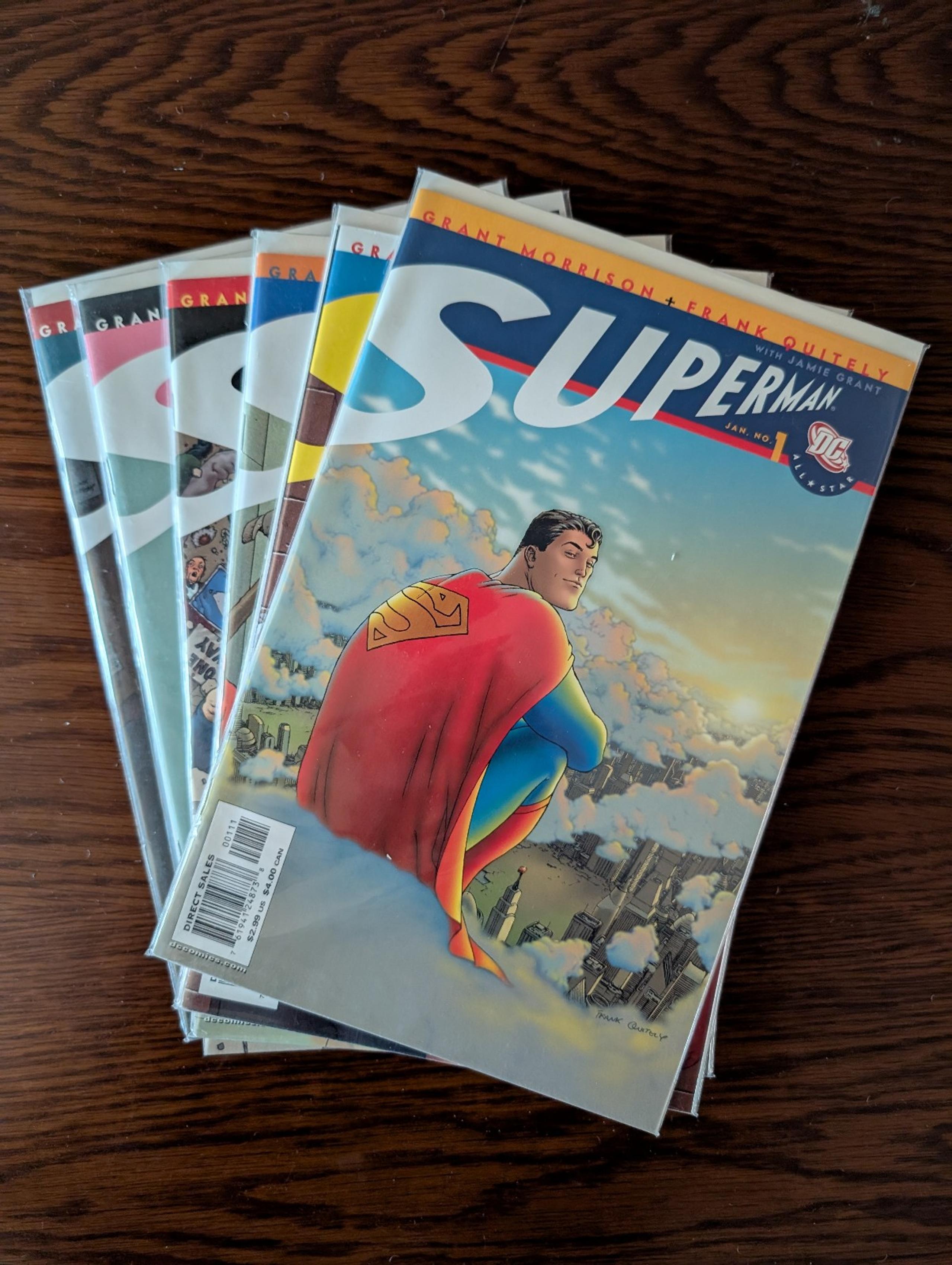 All Star Superman 1-12 complete NM James Gunn Morrison Quitely