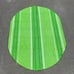 Vintage 60s 70s MCM Green Avocado Olive Vinyl Felt Back Oblong Table Cloth 59x52