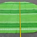 Vintage 60s 70s MCM Green Avocado Olive Vinyl Felt Back Oblong Table Cloth 59x52