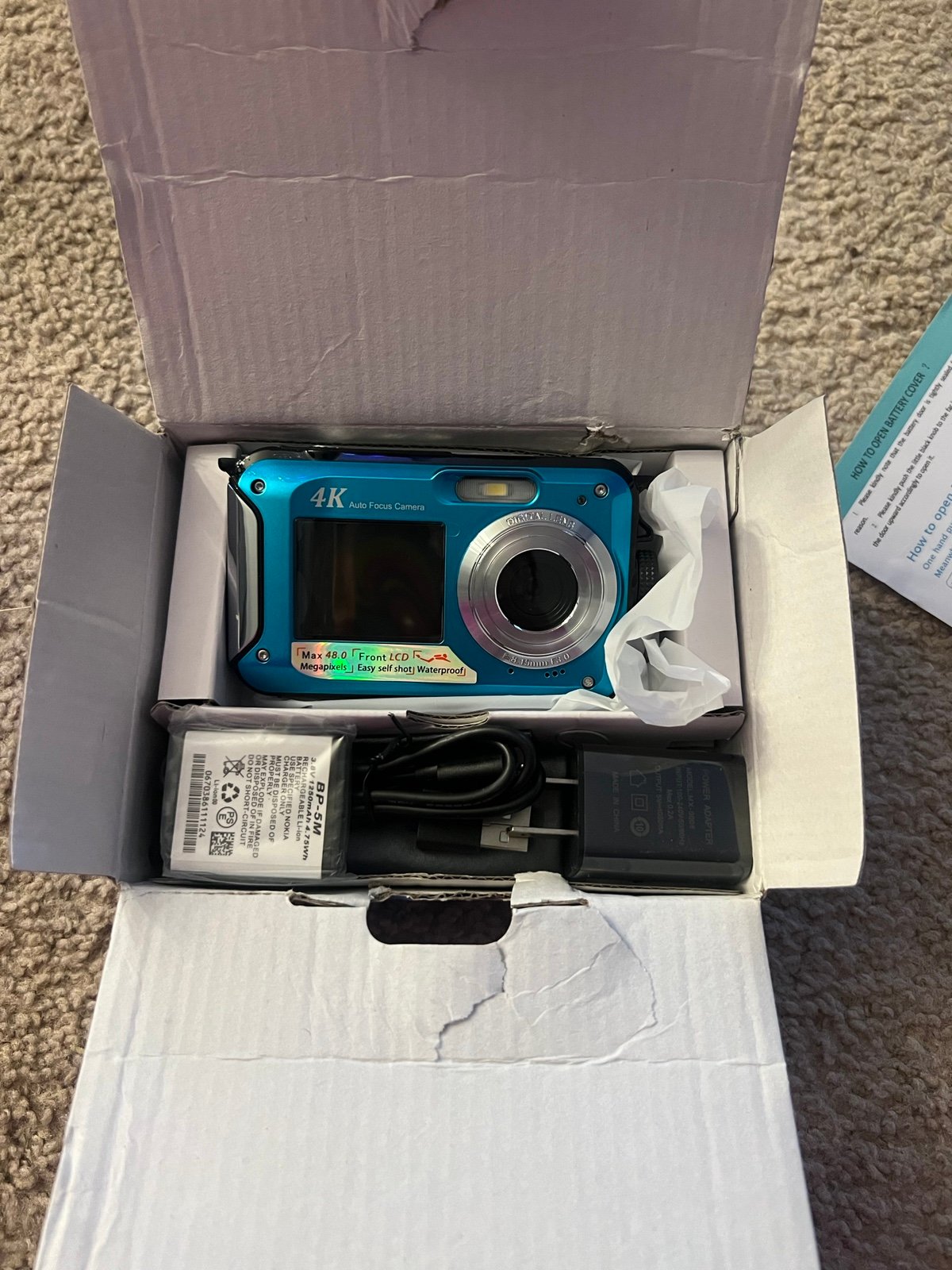 Waterproof digital Camera