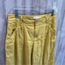 Anthropologie Yellow Linen Blend Wide Leg Pants
