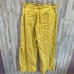 Anthropologie Yellow Linen Blend Wide Leg Pants