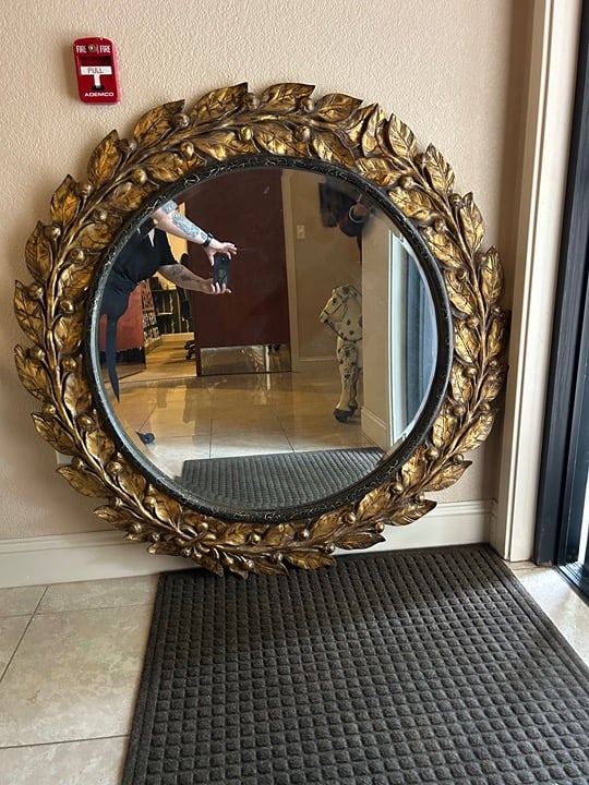 Large Round Mirror