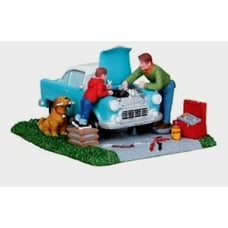 NEW IN BOX RETIRED VINTAGE TUNE-UP LEMAX HOLIDAY TABLETOP COLLECTIBLE