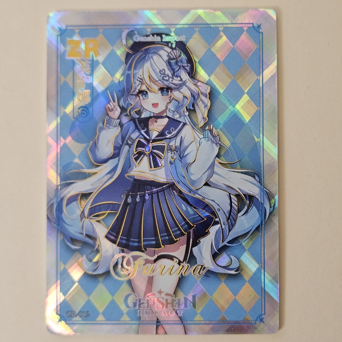 Furina Focalors Genshin Impact Goddess Story Card ZR