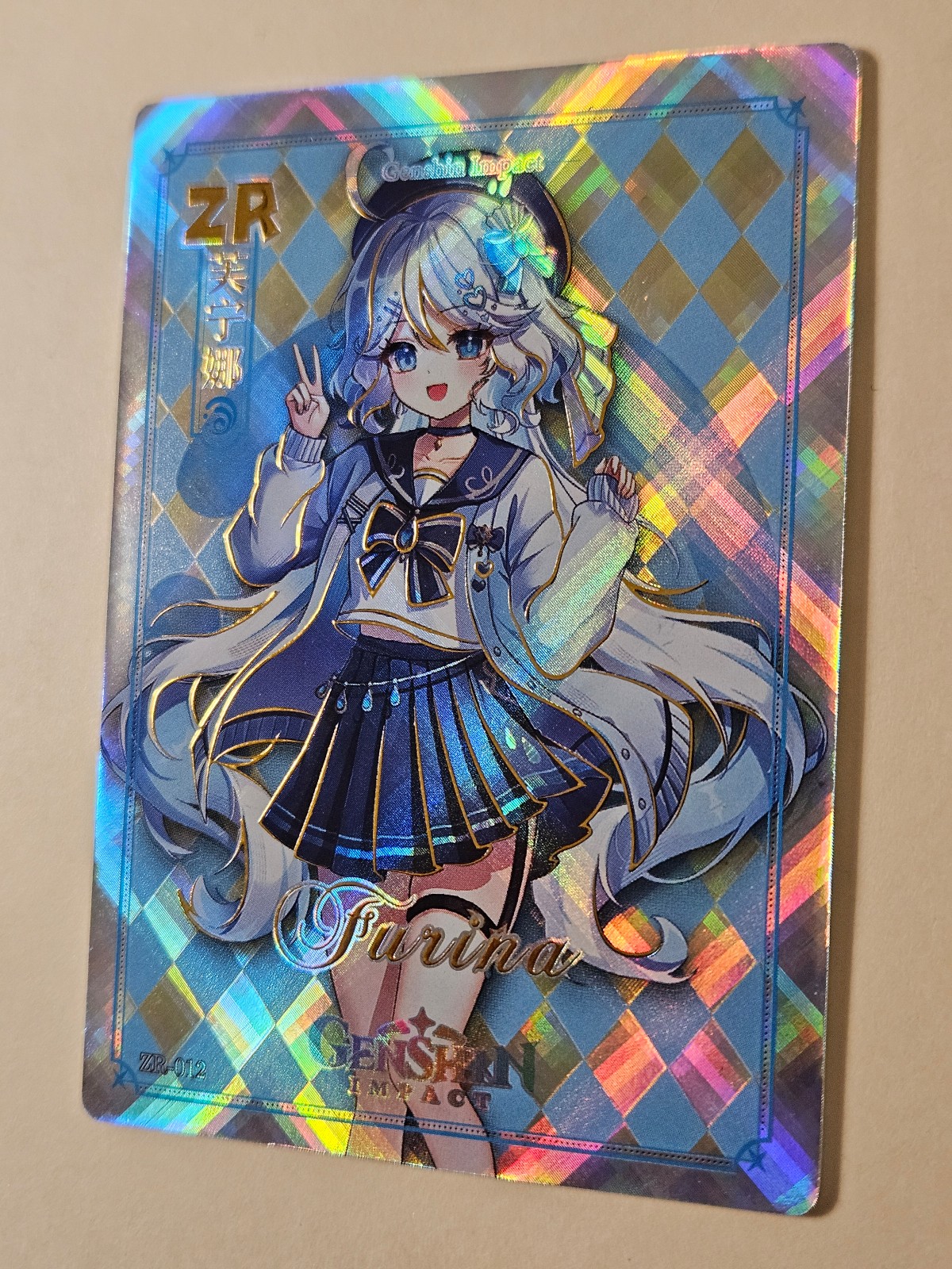 Furina Focalors Genshin Impact Goddess Story Card ZR - detail