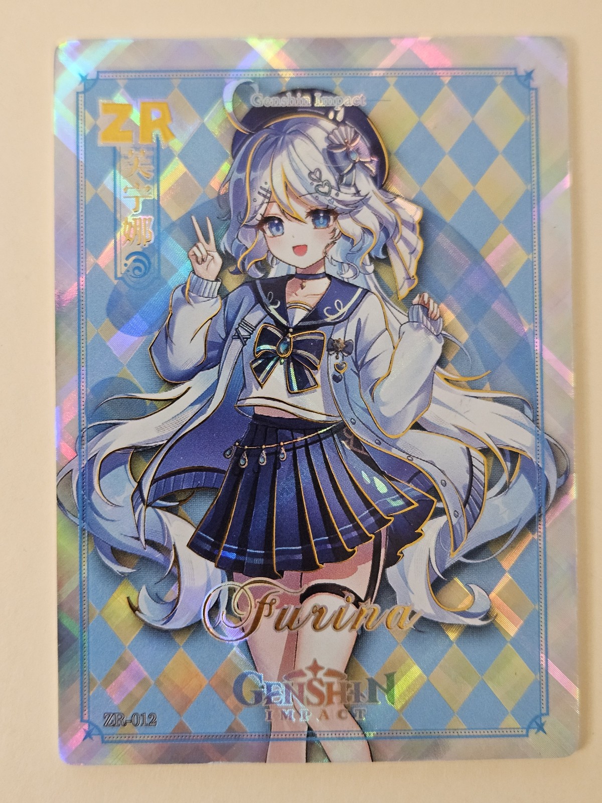 Furina Focalors Genshin Impact Goddess Story Card ZR - detail