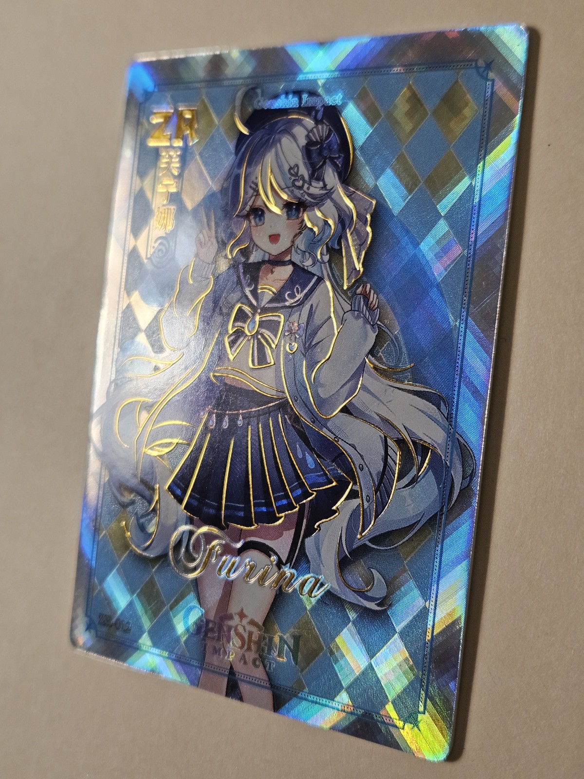 Furina Focalors Genshin Impact Goddess Story Card ZR - detail