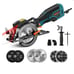 TACKLIFE Power Tools: Mini Circular Saw TCS115A (blue) - Sealed
