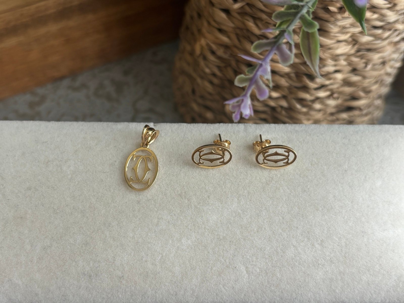18K Real Gold Half Set