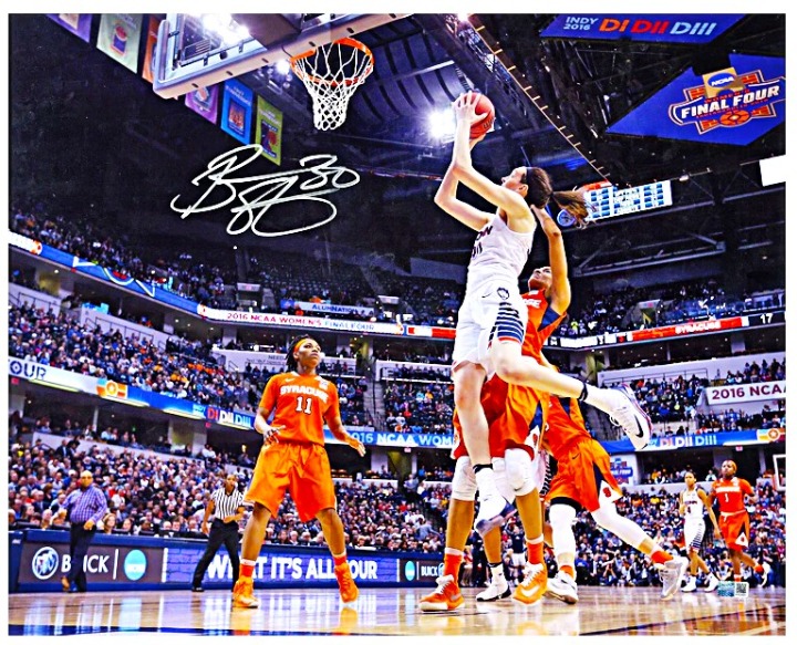 Breanna Stewart UConn Autographed & Insc UConn VS Syracuse Photo 16x20 Photo-CX