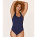 Andie Swim the Tulum Eco Nylon One Piece in Navy L NWT