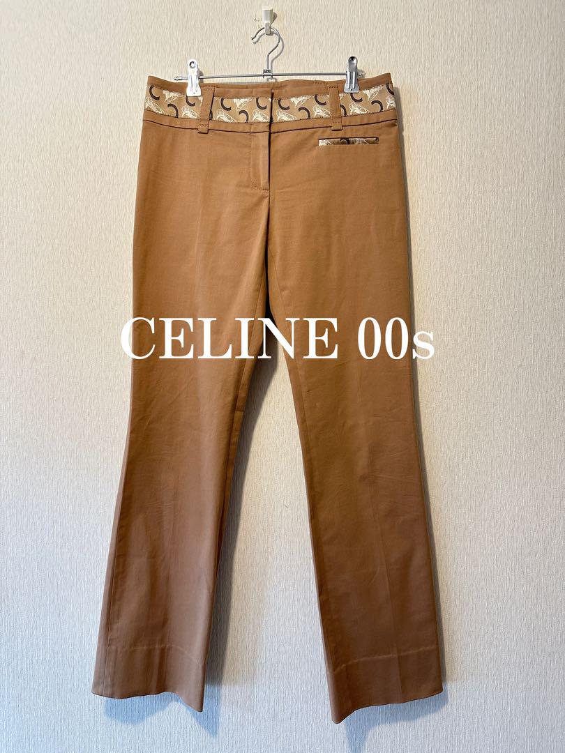 最高品質の 00s Celine Logo Pants Chino Cut Boot パンツ