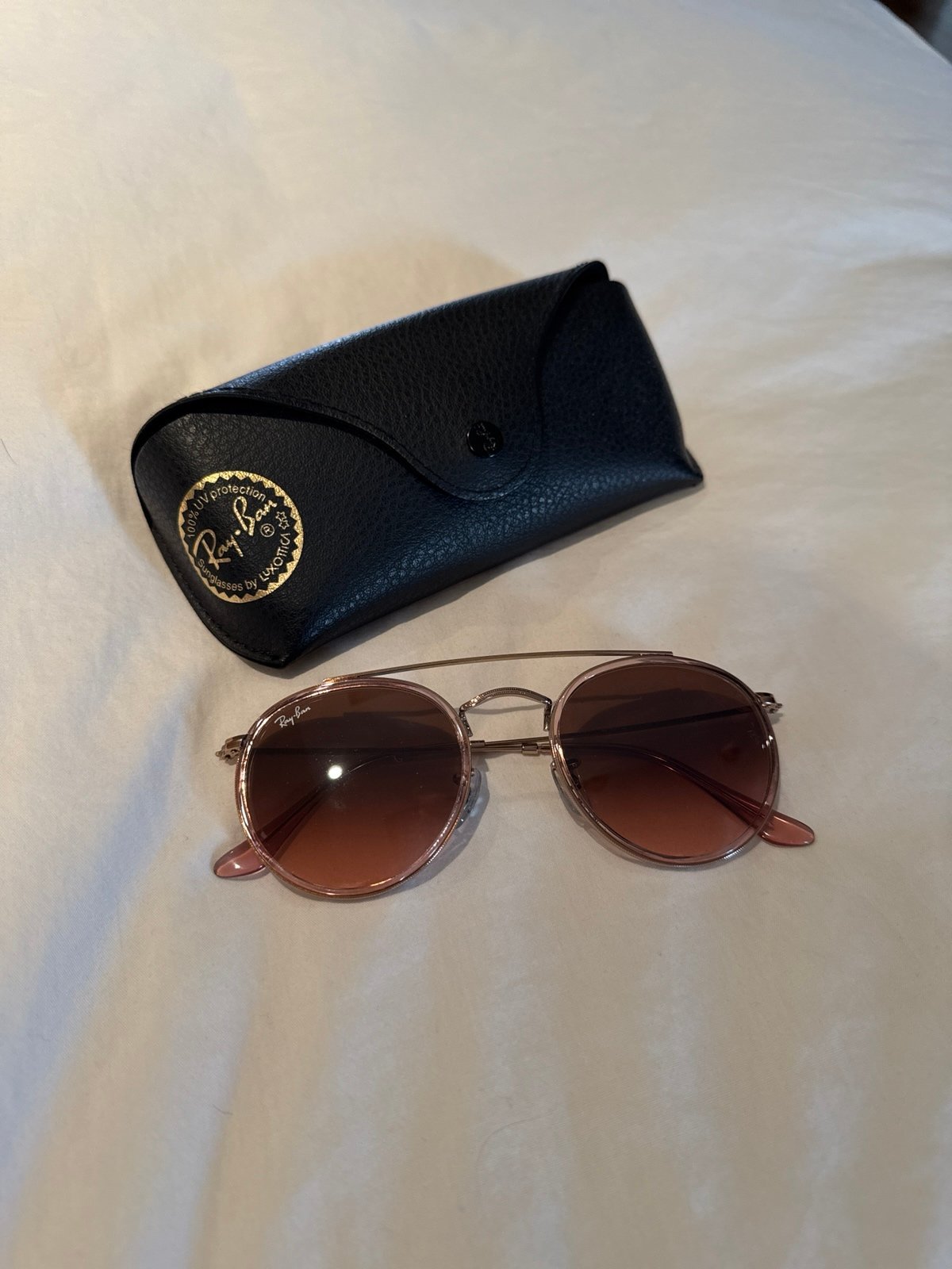 Ray-Ban rose gold