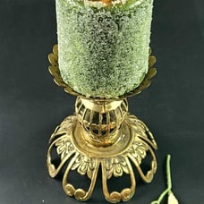 Vintage Brass Ornate Beautiful Candle Holder - Single - Made in Japan