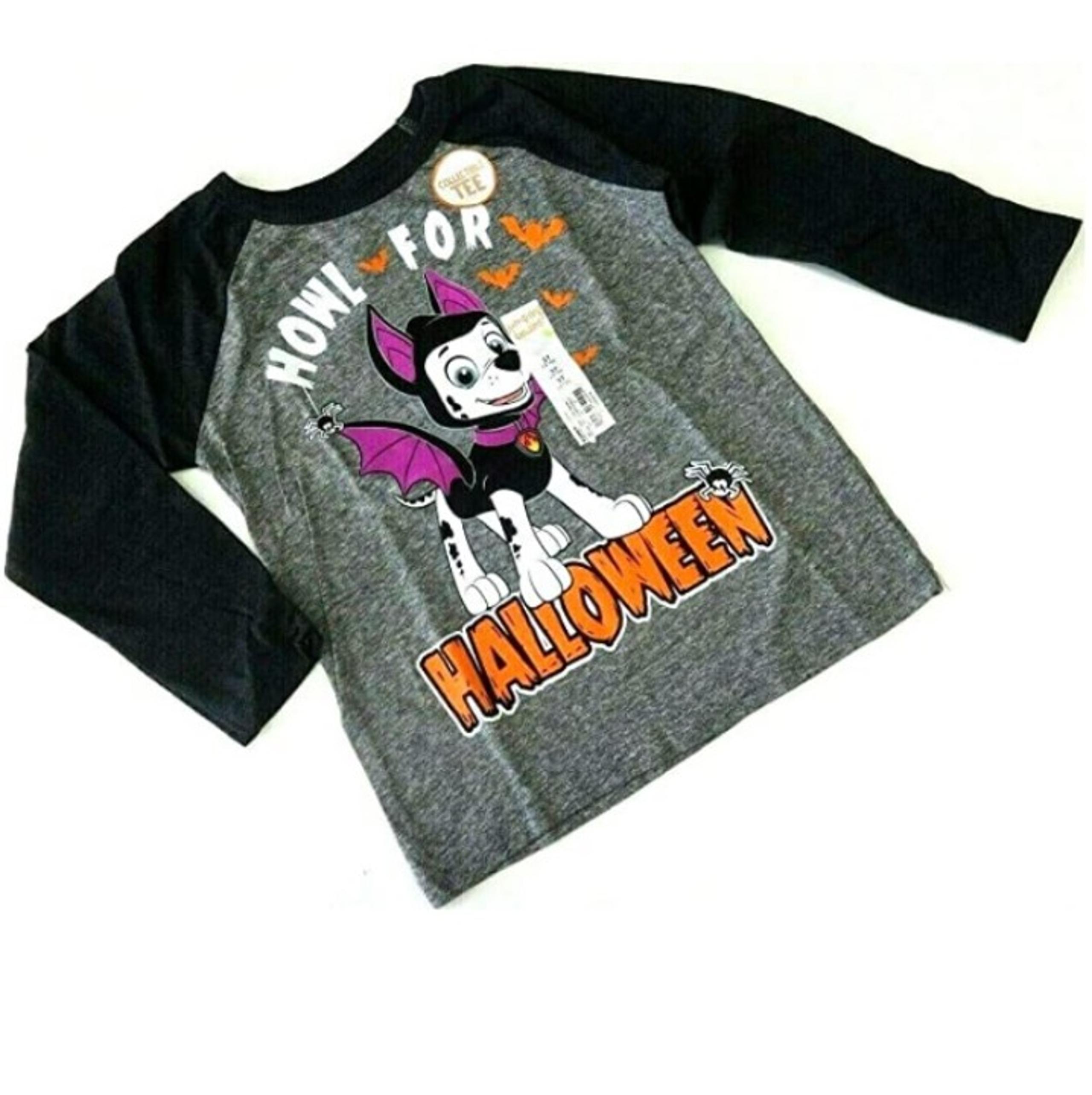 Toddler Boys Girls HOWL for HALLOWEEN Paw Patrol T-Shirt Size 4T NWT Marshall